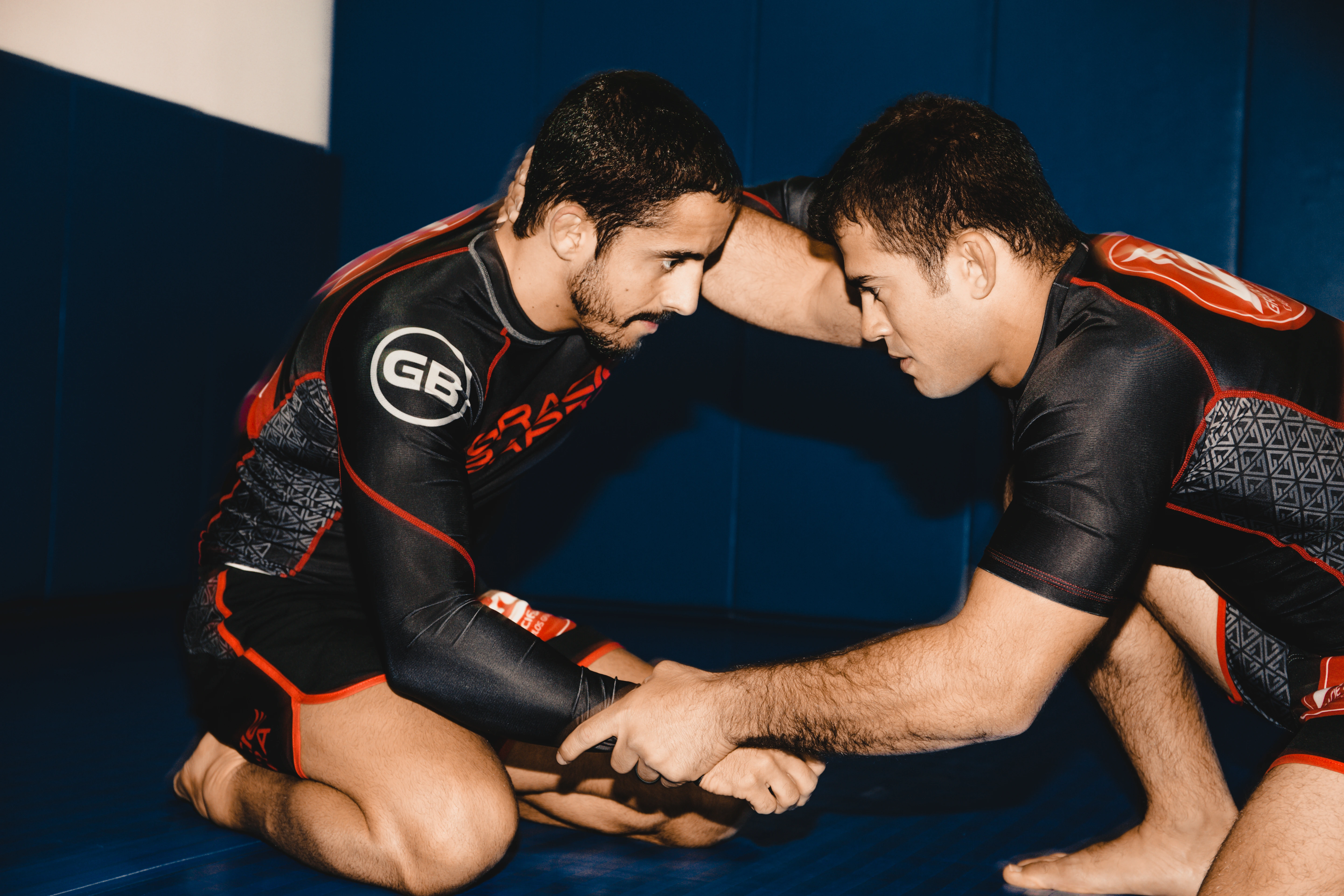 No-Gi Brazilian Jiu-Jitsu class at Gracie Barra East Mesa
