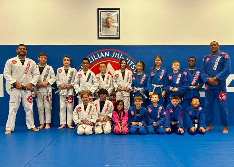 Gracie Barra East Mesa kids competition team